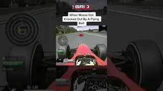 F1 Driver Gets Knocked Out By Flying Bolt
