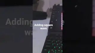 adding square wave sound  #pov #funkybeat #kpop #makingbeats #synths #guitar