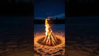 Bonefire in Scotland | alone camping | survival | calm asmr | #shortvideo #viral #trending