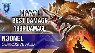 Crazy! Best Damage 199K Damage N3onel Yagorath Paladins Competitive (Master) CORROSIVE ACID