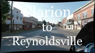 Scenic Motorcycle Ride | Pennsylvania Ramble Episode 15 (Clarion to Reynoldsville, PA)