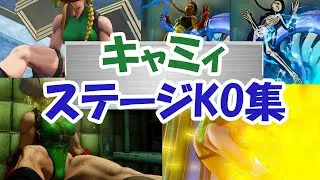 キャミィ ステージKO集 ストリートファイター5