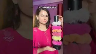 DIY Scrunchie Holder #trending #viral #shorts #organizer