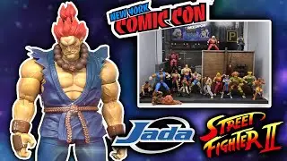 JADA TOYS STREET FIGHTER! DAY 1 OF NYCC! FIRST LOOKS AT AKUMA! ADDITIONAL HEADSCULPTS! MORE COMING!?