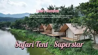 Safari Tent – Superstar | Luxury Safari Lodge Tent for Glamping Resorts
