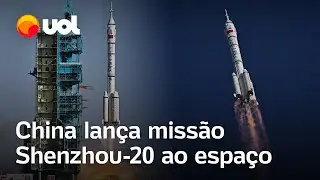 Miss&atilde;o Shenzhou-20: China lan&ccedil;a tr&ecirc;s astronautas em miss&atilde;o para a esta&ccedil;&atilde;o espacial chinesa; assista