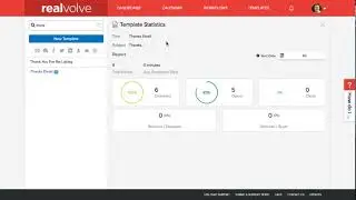 Realvolve CRM: Email Statistics