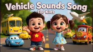 Vehicle Sounds Song for Kids | Beep Beep, Choo Choo & More!