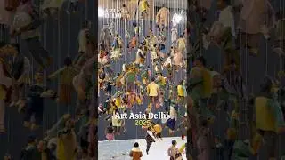 Art Asia delhi 2025 , Yashobhoomi 😊 #art #asiaartdelhi #artfair #painting