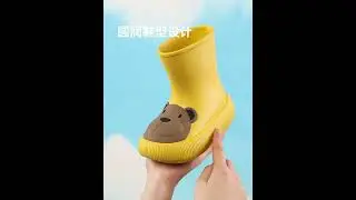 Baby rain boot waterproof shoes baby non-slip warm boot #shoes  #fashion #warmboot  #boots #baby