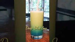 Deep Blue Sea mocktail #youtubeshorts #shorts