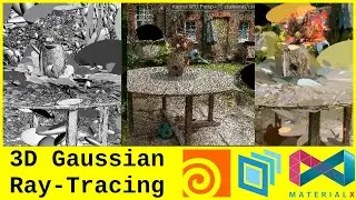 3D-трассировка лучей по Гауссу в Houdini с использованием USD и MaterialX