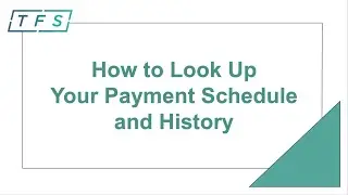 How to Look Up Your Payment Schedule and History