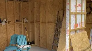 Garden Room: Timber Walls and Roof Joists