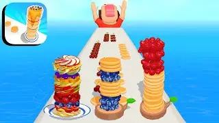 Pancake Run - All Levels Gameplay Android,ios (Levels 88-91)