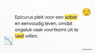 ONG H9 Video Epicurus  De Waarheid over Geluk