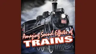 Steam Train Steady Speed, Whistle Blasts in Engine Cab