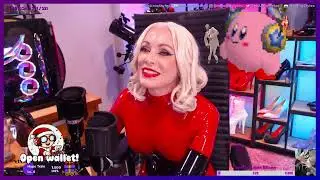 🎄CHRISTMAS STREAM in NEW RED LATEX CATSUIT❤️