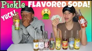 TRYING WEIRD FOOD FLAVORED SODAS *TASTING/REACTING TO* BRAND NEW FLAVORS!! 🤮