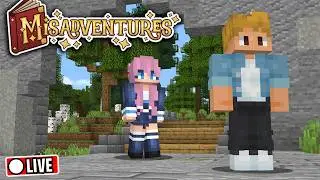 🔴 BIG EVENT DAY ON MISADVENTURES!! (Lizzie's Ceremony!?) | Minecraft LIVE