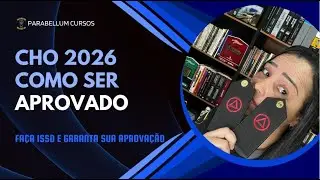 CHO 2026 - A F&Oacute;RMULA DA APROVA&Ccedil;&Atilde;O