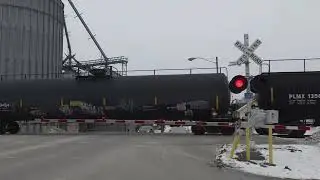 *New E-Bell* W&LE 7006 Local w/ OLS 50th Anniv East | Main St. (OH-231) Grade Crossing, Nevada, OH