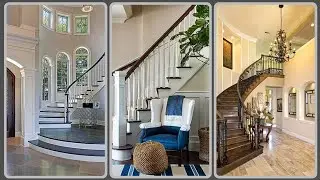 Modren # luxury elegant double stairs case home architecture structure|| home decor ideas