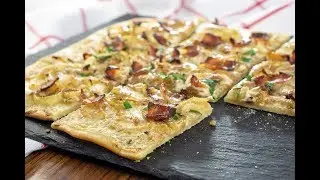 How To Make Flammkuchen (German Pizza)