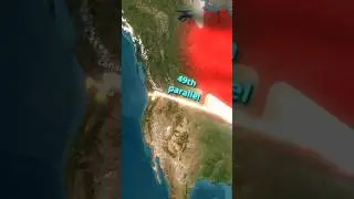 Unique U.S. Towns Completely Surrounded by Canada 🇺🇸🇨🇦 #usa #canada #geography