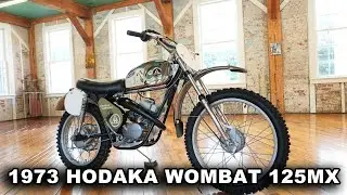 HODAKA COMBAT WOMBAT 125MX RESTORED BY CALIFORNIA HODAKA'S OWNER GREG WATKINS