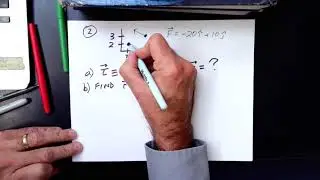 Torque Example Problem with Vectors in ijk Notation