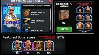 WWE MAYHEM - 3-6 THE ROCK FT. LOOTCASE OPENING