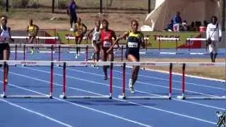 Stephanie McPherson wins Womens 400mH - 2013 VMBS Intercollegiate Champs by SportsXplorer Multimedia