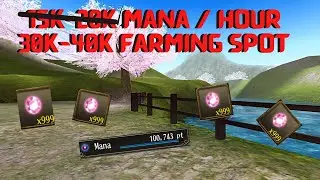 Toram Online - Double Mana Trick! Hanami mana farming Chapter 3 vs. Chapter 5
