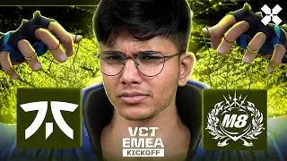 🔴 FNATIC VS M8 MIDDLE BRACKET FINAL BO5 | VCT EMEA KICKOFF #VCTWatchParty