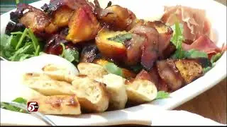 12 Days of Grilling: Day 10 -  Bacon Wrapped Peaches - Sponsored by Minnesota Pork Board