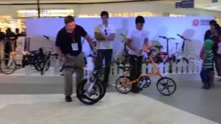 ifMove folding bike at Taiwan Excellence exhibit. available at Glorious Ride Bike Shop