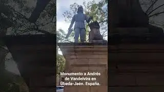 MONUMENTO A ANDR&Eacute;S DE VANDELVIRA EN &Uacute;BEDA-JA&Eacute;N. Espa&ntilde;a.