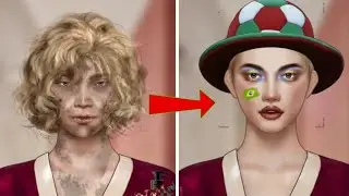 ASMR homeless women makeup animation  🔥|#asmr #animation #treatment #makeupanimation #brainasmr