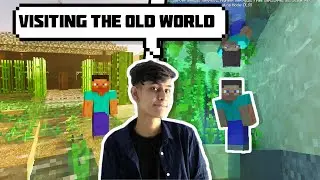Visiting My Old Minecraft World 🥺🥺 In Ray Tracing Realistic Graphics || RTX GALAX