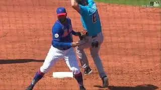 Mets turn an odd Double Play: 3/7/2021