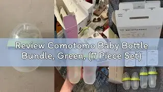 Review Comotomo Baby Bottle Bundle, Green, (7 Piece Set)