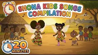 Baby Shark + African Kids Songs | Shona Rhymes and Stories Compilation