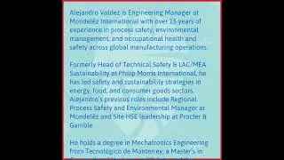 Alejandro Valdez on Safety, Sustainability, and Manufacturing Excellence | Safety Connect 2025