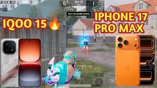 Iqoo 15 vs iphone 17 pro max 120 fps | most powerful device for gaming |