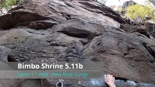 Bimbo Shrine 5.11b - New River Gorge