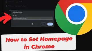 Как установить домашнюю страницу в Chrome (стартовую страницу)