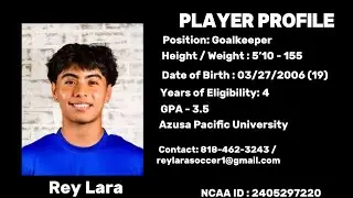 Rey Lara 24/25 Goalkeeper Highlight Tape 