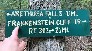 Arethusa Falls and Frankenstein Cliff loop