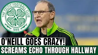 LOCKER ROOM ERUPTS: O&rsquo;NEILL kicks doors, shouts echo down the tunnel at Parkhead | Celtic News